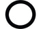 GF Flat Gasket EPDM in black 200mm size