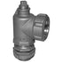 GF Primofit Black Swivel Tee for PE