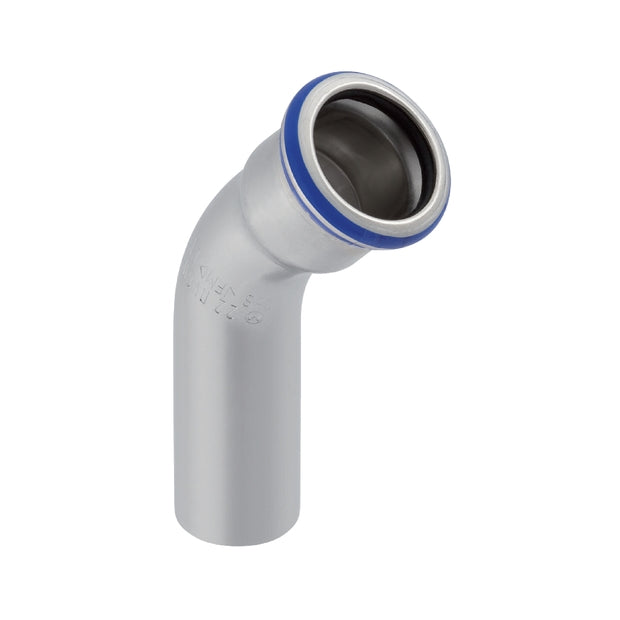 Mapress Stainless Steel 45 Degree Bend with Plain End (Si-Free)