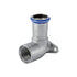 Mapress Stainless Steel Elbow Tap Connector 90° (Si-Free)