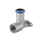 Mapress Stainless Steel T-Elbow Tap Connector 90° offset (Si-Free)