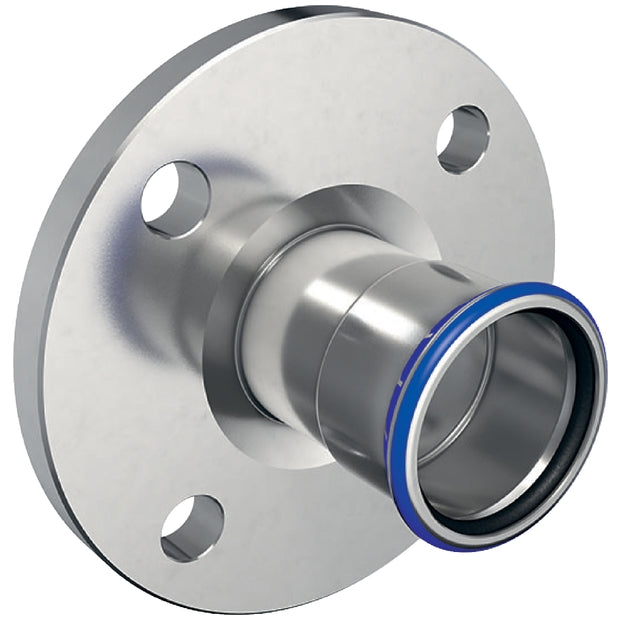Mapress Stainless Steel Flange PN 10-16, with Pressing Socket (Si-Free)