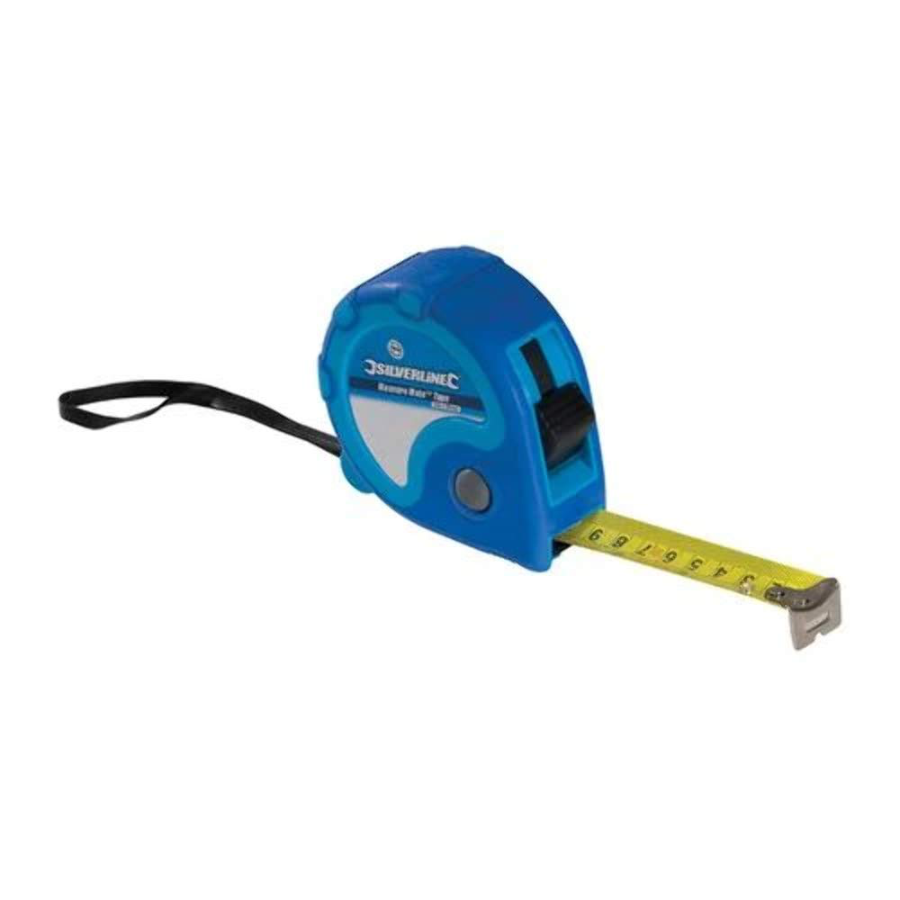Silverline Measure Mate Tape 5m / 16ft x 19mm