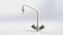 Arboles Monobloc Mixer Tap With Removable Nozzle in white