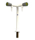 Arboles 2 Way Pillar Bib Tap Hot & Cold w/ Fixed Nozzle in white