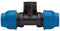 Irritec Connecto Plus Ultra 915 90 Deg Tee w/ Female Branch in blue 25mm size
