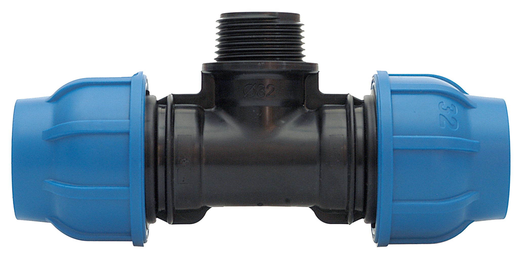 Irritec Connecto Plus Ultra 916 90 Deg Tee w/ Male Threaded Branch