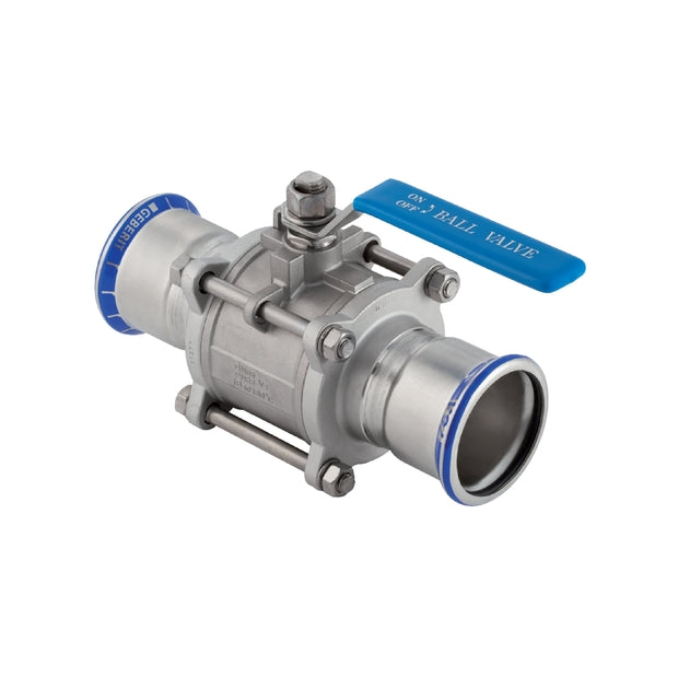 Geberit Mapress Ball Valve, NPW, with Actuator Lev