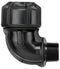Philmac Male Elbows in black 63(2") x 2" size