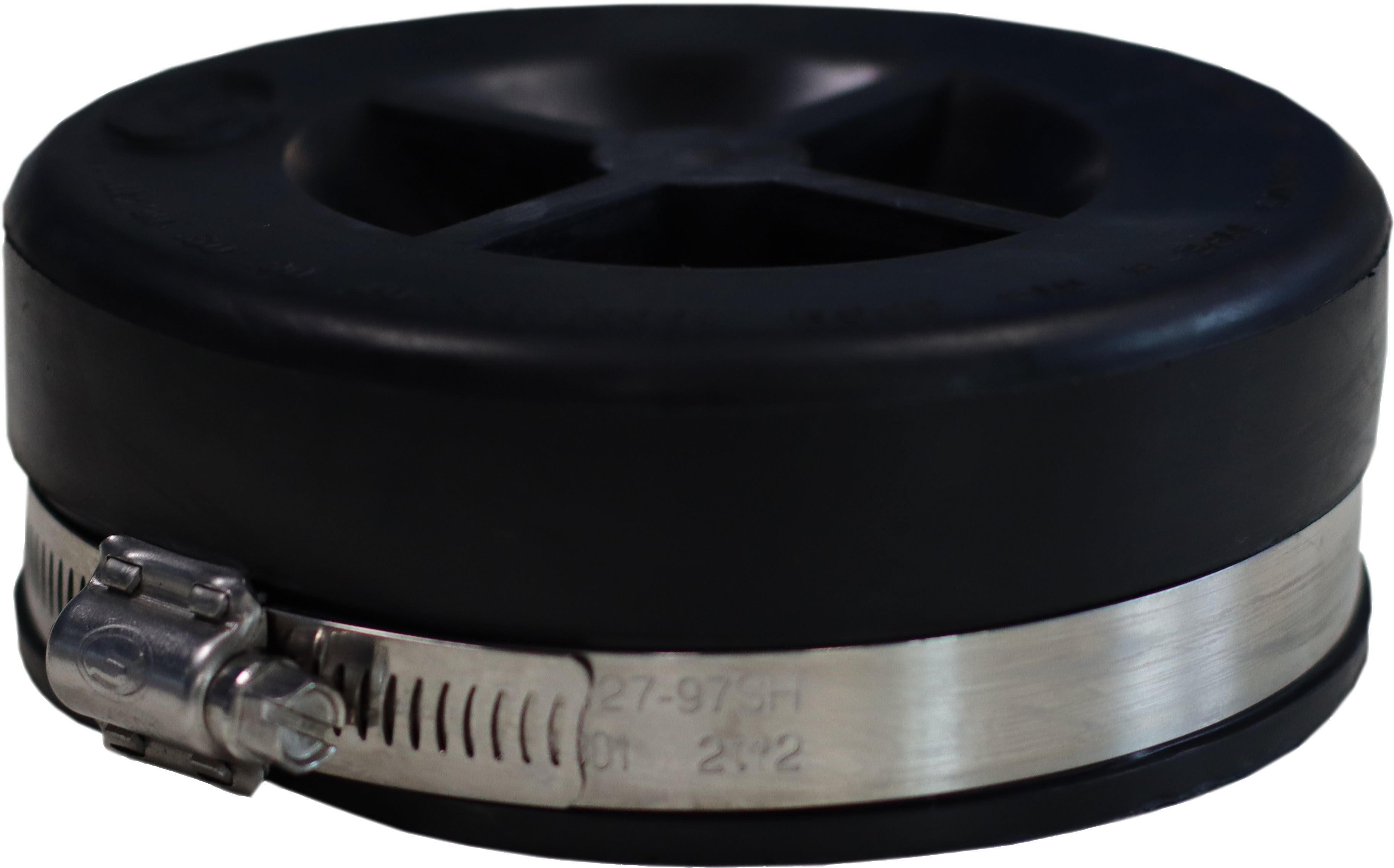 Fernco Flexible Endcap in black 82mm size