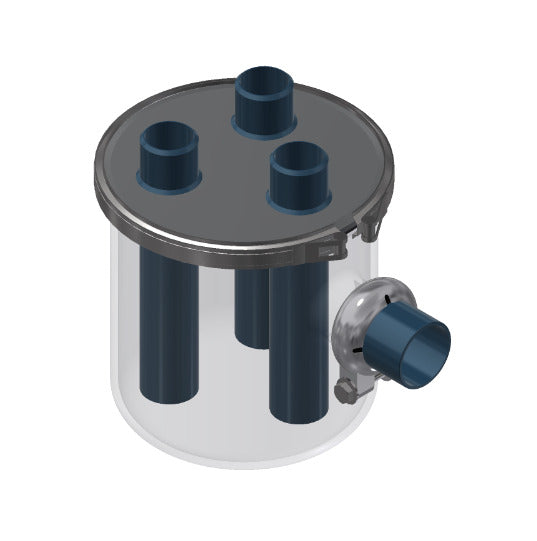 GF Fuseal Dil Pot 4.5 ltr Glass Base