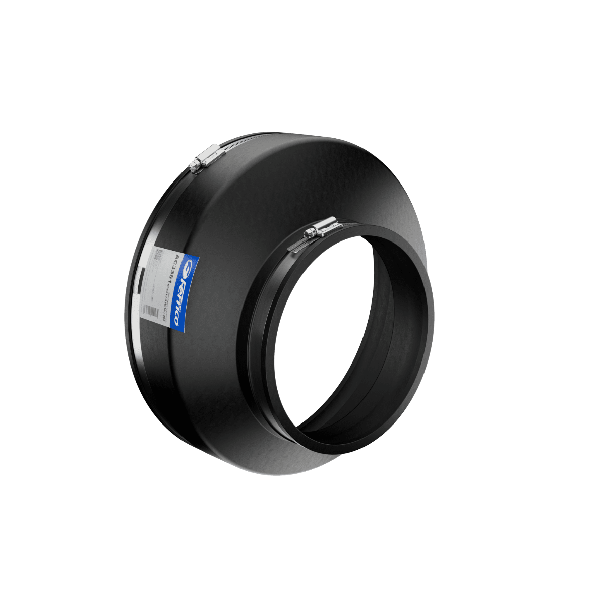 Fernco Off-Set Adpt Coupling EPDM Rubber