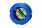 ART121 Cast Iron Dual Plate Wafer Check Valve in blue 3" size