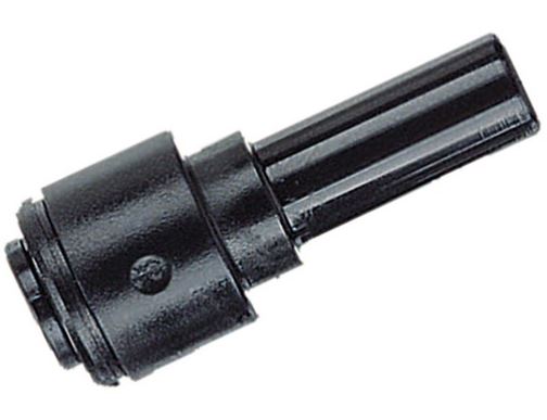 JG Push-In Adaptor Reducer Stem in black 15mm size
