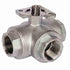ART87 3 Way 'T' Port Brass Ball Valve BSP Parallel
