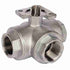 ART87 3 Way 'T' Port Brass Ball Valve BSP Parallel
