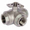 ART88 3 Way 'L' Port Brass Ball Valve BSP Parallel