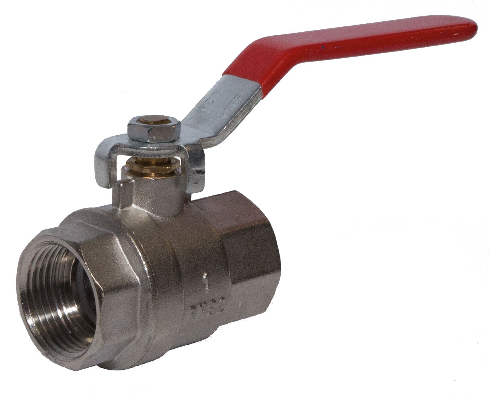ART54 2-Pc Brass Ball Vlv Par. F/F WRAS -5-110C 1"