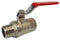 ART41 Red 2 Piece Brass Ball Valve Ml & Fl BSP