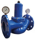 2" Art 688 WRAS Flanged PN16 DI Pressure Reducing Valve c/w 2 x Gauges - Range 3-12 Bar