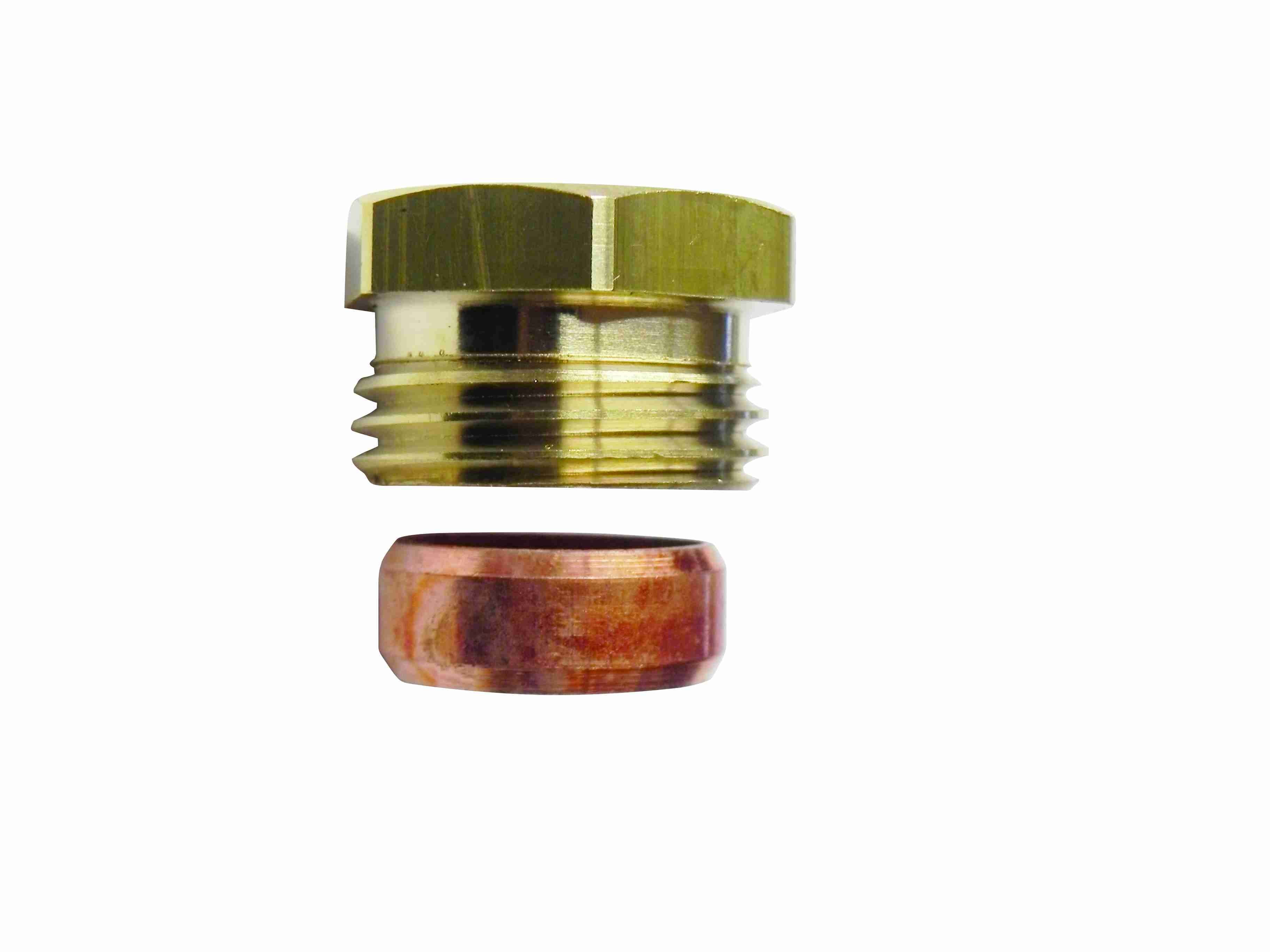 ART1504 BSPP to Copper Adpt for Radiator Valves 1/2" x 15mm