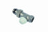 ART1551 Straight Lockshield Brass Radiator Valve