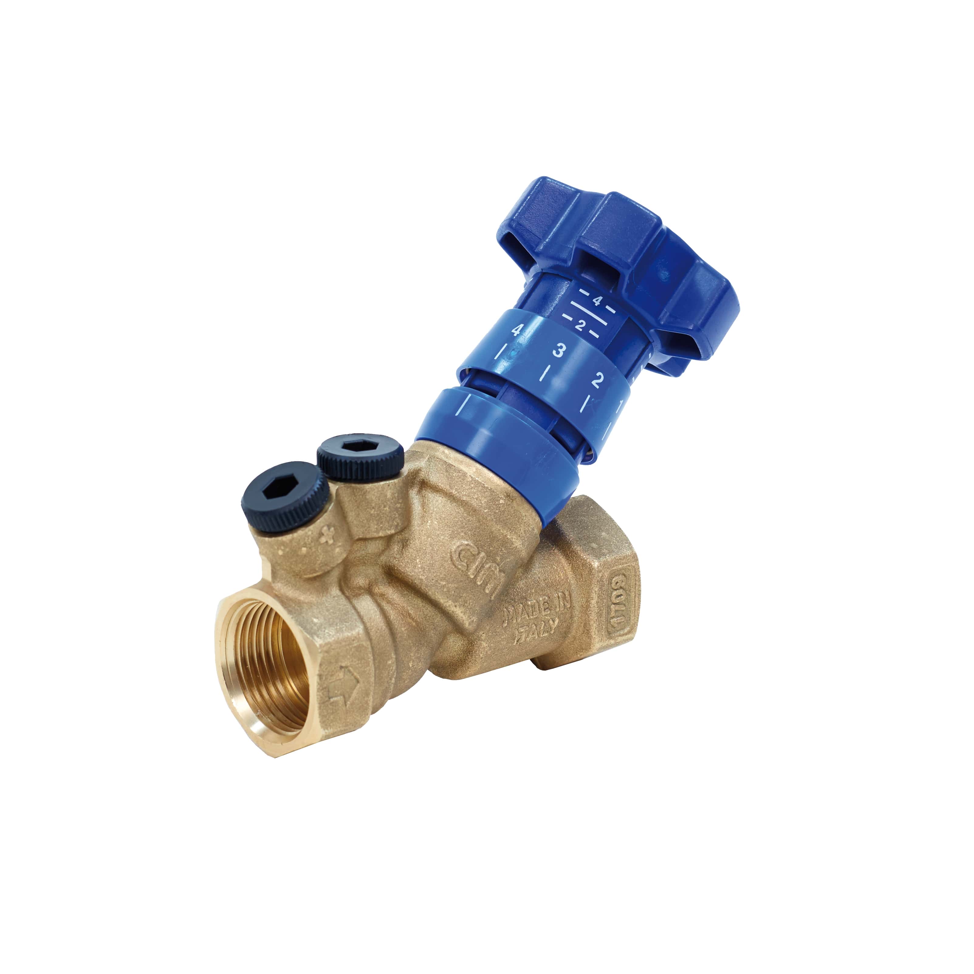 Art 23L DZR Brass Double Regulating Valve BSPP 1/2"