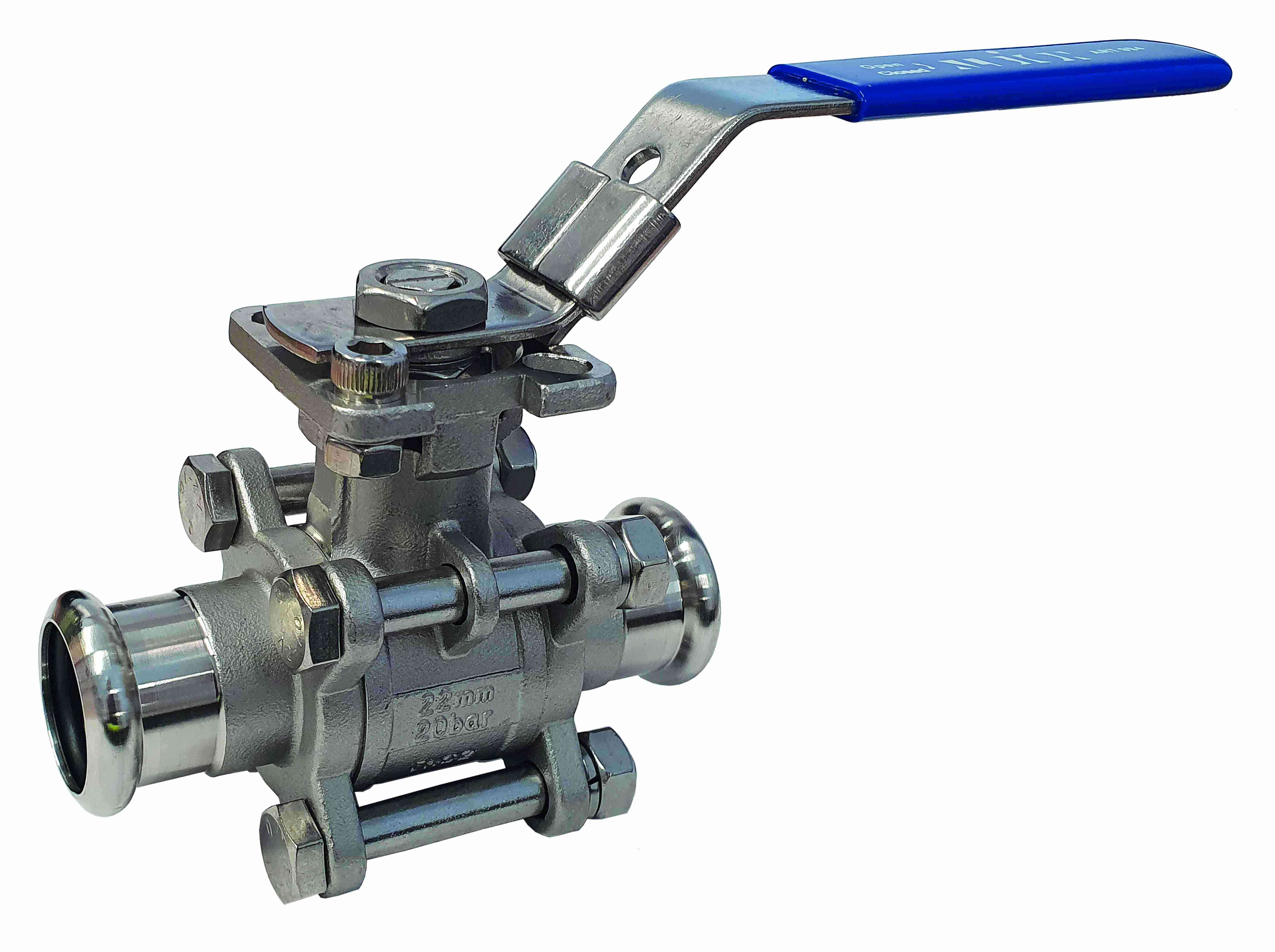ART994 PRS Stainless Steel 3 Piece Ball Valve
