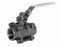 ART903 3 Piece St.St. Ball Valve BSP Taper in silver 2" size