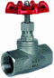 ART961 St.St. Globe Valve BSP Parallel in silver 1 1/2" size