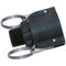 PP Male Threaded Coupling NPT in black 1 1/2" size