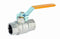 ART45P Yellow 2 Piece Brass Ball Valve BSP Parallel