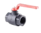 BLK PP Ball Valve Threaded
