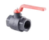 BLK PP Ball Valve Threaded
