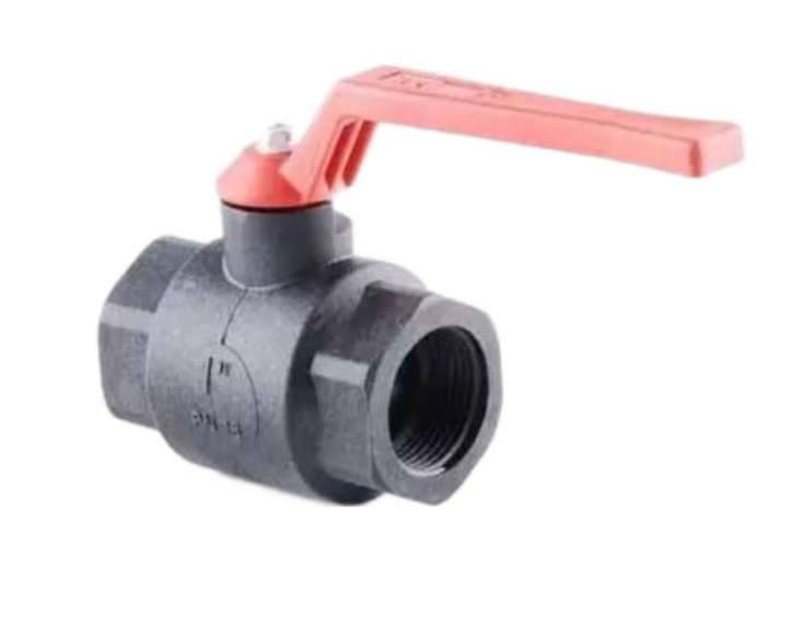 BLK PP Ball Valve Threaded