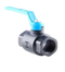 BLK PP Ice Ball Valve Threaded
