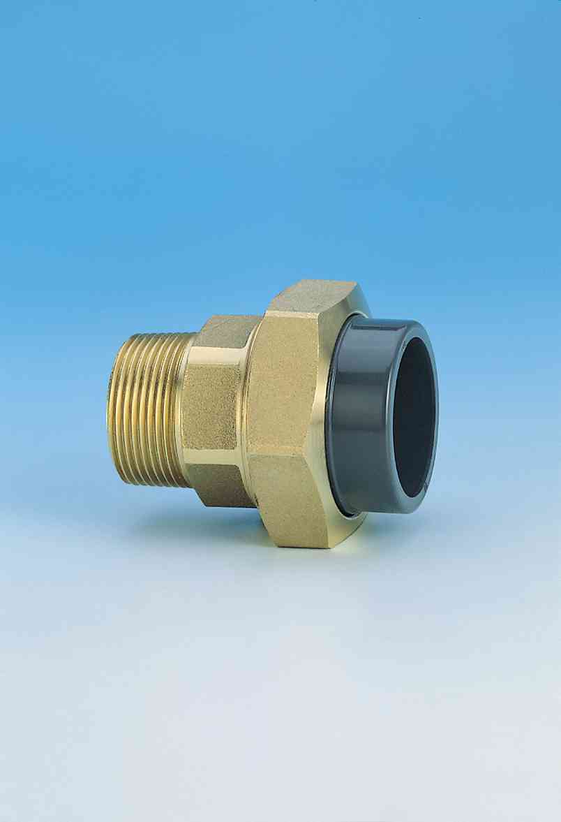 TP PVC-U Composite Union Brass M.I