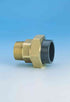 TP PVC-U Composite Union Plain- Brass M.I