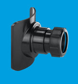 McAlpine 4" x 1 1/2" Mech Soil Pipe Boss Con BL in black 1 1/2" size