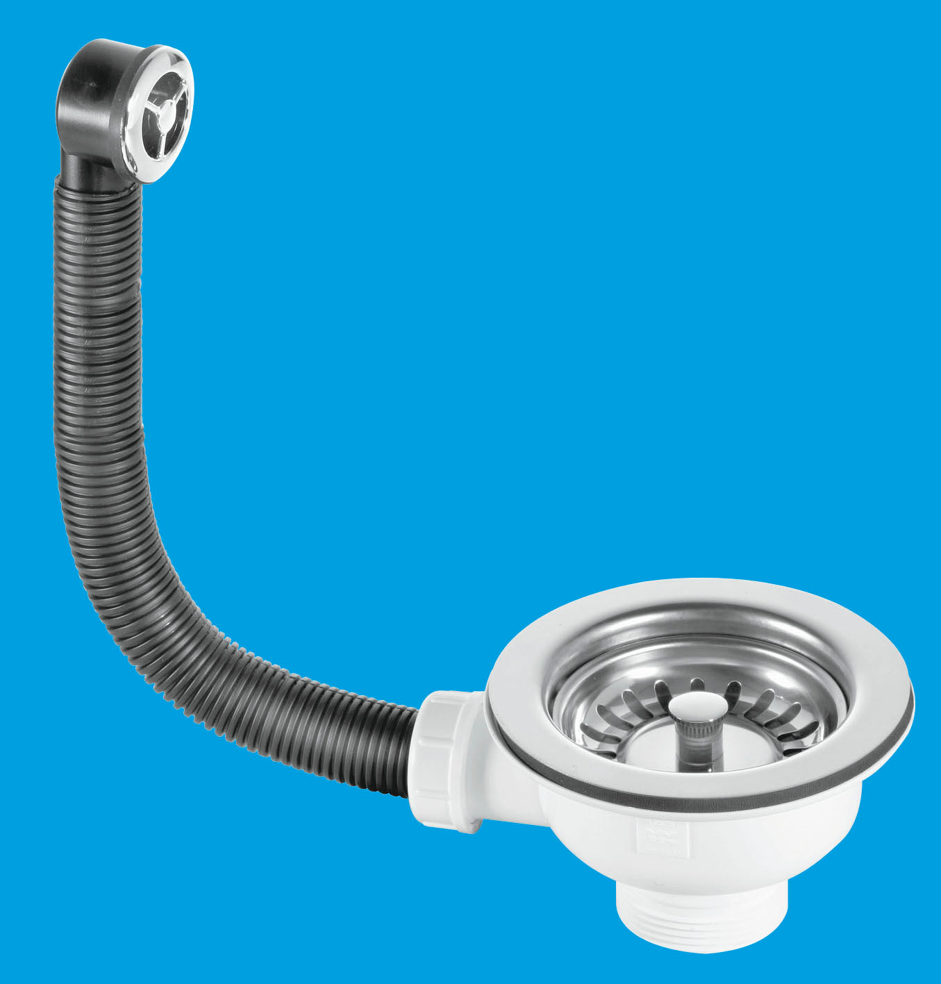 McAlpine 1 1/2" Basket Strainer & O/F Stemball