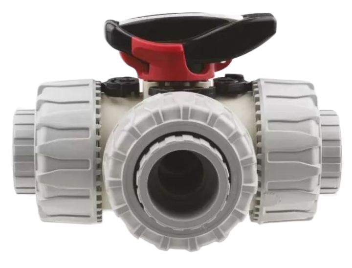 Durapipe Corzan TKD 3 Way Ball Valve T-Port FPM