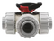 Durapipe Corzan TKD 3 Way Ball Valve T-Port FPM