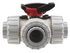 Durapipe Corzan TKD 3 Way Ball Valve T-Port FPM