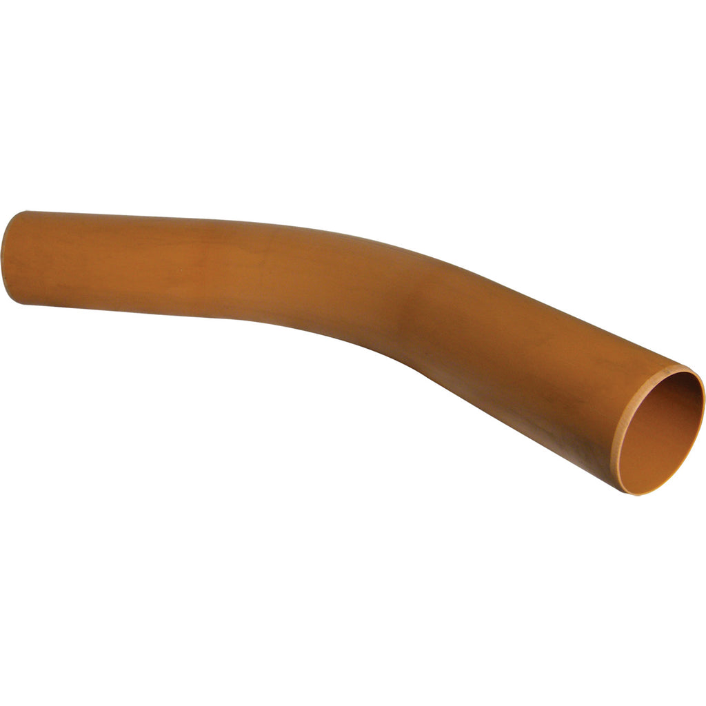 FloPlast D283 45 Degree Long Radius Bend Plain Ended 110mm
