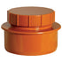 FloPlast D292 Screwed Access Cap 110mm in terracotta 110mm size