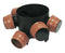 FloPlast D800 Deep Inlet Chamber Base 5x110mm