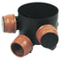 Floplast Chamber Base in black 110mm size