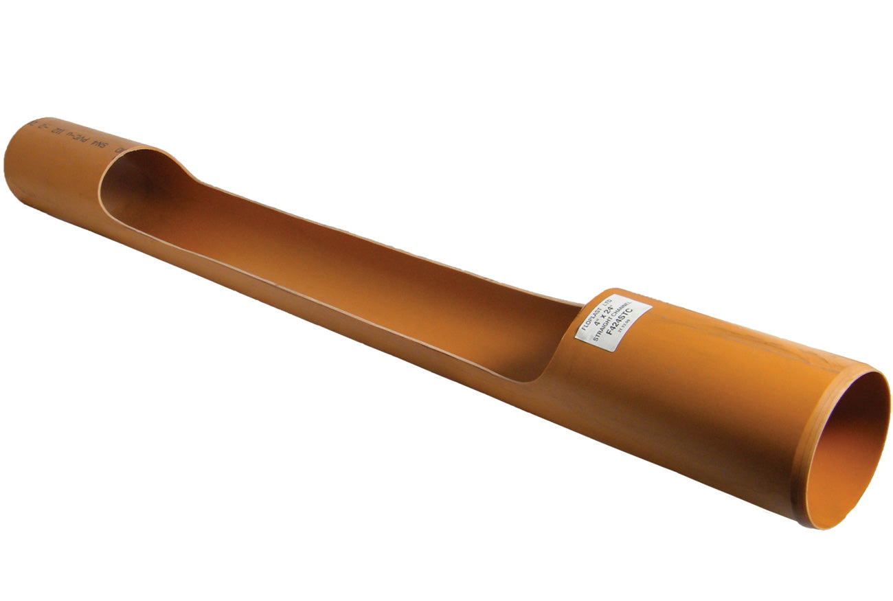 FloPlast D870 Channel Access Pipe 1 Metre 110mm