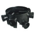FloPlast D910 270mm Deep Chamber Base in black
