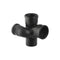 Geberit Silent-PP Duct Branch Fitting - Swept-Entry Right
